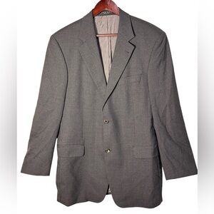 Hugo Boss super 100 finest quality 100% Schurwolle Virgin wool Size 41L Made USA